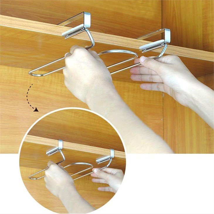 metal wine and glass rack