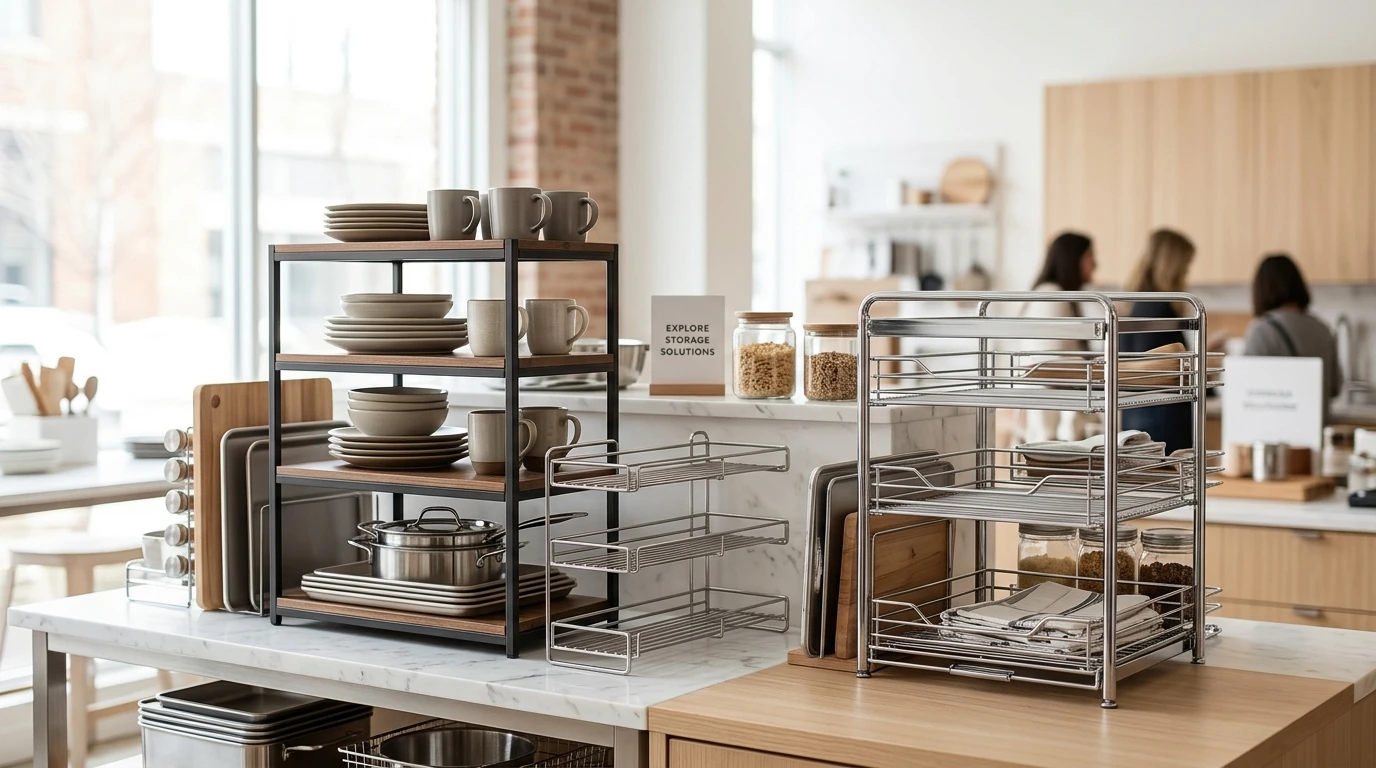 5 Types Of Kitchen Storage Racks For Retailers